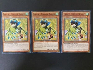Yugioh Cards 3x Lyrilusc Turquoise Warbler MACR-EN014 1st Edition Common NM - Picture 1 of 12