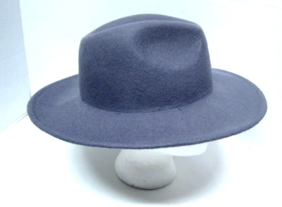 Sombrero Fedora Bebe Gris Fieltro Lana Ala Ancha Para Mujer Talla Única Foto 1 de 4