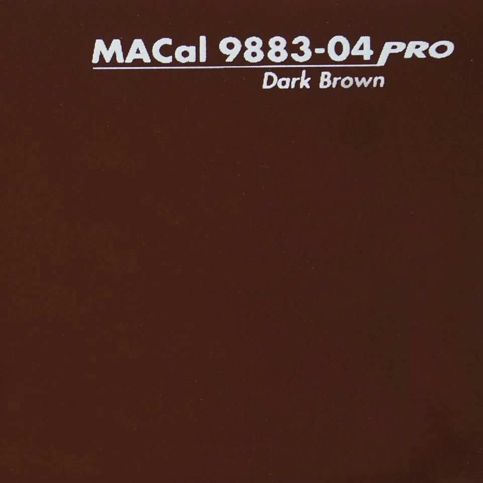 MACTAC 1 m (15,95 € /m) Plotterfolie dunkelbraun glänzend Selbstklebefolie 61,5 cm