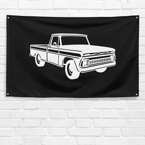 For Chevrolet C10 1966 Chevy Enthusiast 3x5 ft Flag Dad Birthday Gift Banner - Picture 1 of 1