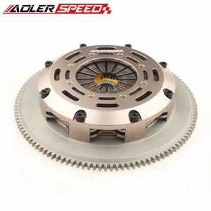 ADLERSPEED Sprung Twin Disk Clutch Kit For 2008-14 Mitsubishi Evo X 4B11T  - Bild 1 von 4