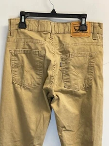 Levi's 511 Slim Fit Jeans Boys' 16 Regular Beige Khaki Pants W27"XL27" - Picture 1 of 5