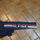 Tommy Hilfiger Ladies LS Pullover Tee Navy M 12/14 Sleeve Logo Spell Out EUC