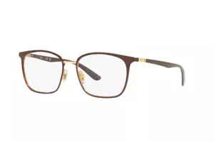 Marco de gafas unisex Ray Ban RX6486 3126 52 mm LITEFORCE marrón sobre Arista nuevo con etiquetas - Imagen 1 de 10