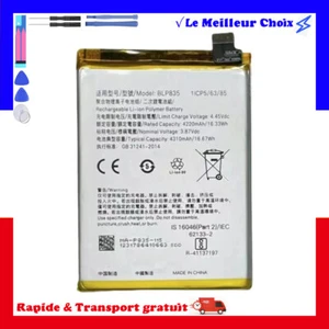 Batterie Premium pour Reno 5F / Reno 5 Lite / Reno5 Lite BLP835 4310mAh - Zdjęcie 1 z 3