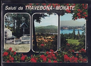 Cartolina Saluti da Travedona Monate VEDUTINE CA668 - Picture 1 of 1