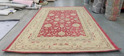 RED / IVORY 9' X 12' Back Stain Rug, Reduced price 1172560978 AN522A-9 - Image 1 of 4