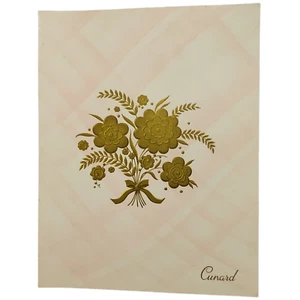 Cunard Line RMS Queen Elizabeth Menu Pranzo Giovedì 4 Agosto 1955 Vintage - Foto 1 di 6