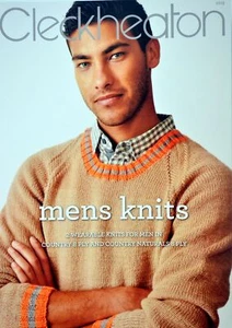Cleckheaton Mens Knits 8ply 2 Designs Book 1015 - Picture 1 of 2