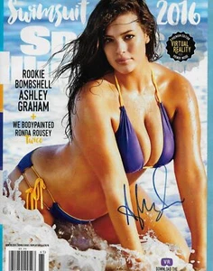 SI Cover Girl Ashley Graham Signed SI Premium Edition Magazine COA 4 - Picture 1 of 1