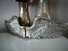 2pc Silver Angel Wings Wall Sculpture Ornament Art Home Hanging Decoration Large