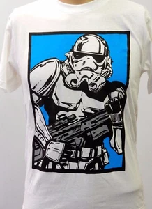 Star Wars Imperial Stormtrooper mit Blaster weiß blau Größe XL. Neu mit Etikett. - Bild 1 von 4