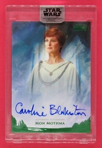 2018 Star Wars Stellar Signatures Caroline Blakiston as Mon Mothma 19/20 Green