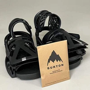 BURTON Genesis EST Snowboard Bindings Hammockstrap Men's Sz M Black 10563109002 - Picture 1 of 12
