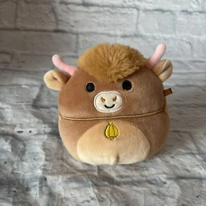 Squishmallow Calton 5” The Highland Longhorn Bull Cow Stuffed Plush - Picture 1 of 8