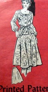*SCHÖNE VINTAGE 1960ER BLUSE & ROCK Nähmuster 18/40 FF - Bild 1 von 1