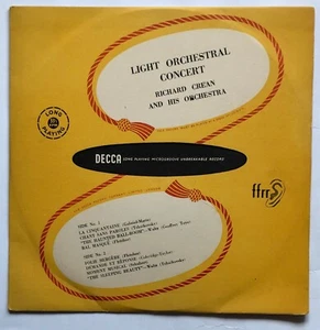 Richard Crean And His Orchestra Light Orchestral Concert - 10 VG+ / VG - Foto 1 di 1