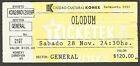 Argentina Olodum Concert Ticket Stub 2009