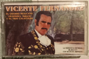 VICENTE FERNANDEZ - EL CHARRO MEXICANO - 1991 MEXICAN TAPE ALBUM, RANCHERAS - Picture 1 of 4