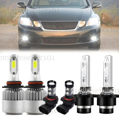 Kit de 6 faros antiniebla LED/HID de haz alto y bajo para Lexus GS350 2007-2011 Foto 1 de 4