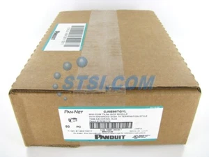 (BOX MIT 50) Panduit CJ5E88TGYL Mini-Com Cat5e modulare Buchse, gelb ~ STSI - Bild 1 von 4