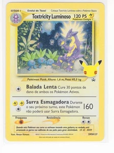 ~PT~ PORTOGHESE Toxtricity Luminoso SWSH137 Carta Pokemon Promo (C1) - Foto 1 di 2