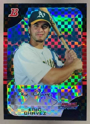Eric Chávez 2005 Bowman Chrome X Fractors/225 #2 Athletics Foto 1 de 4