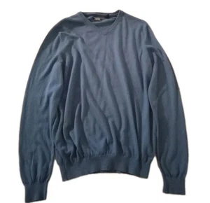 Blauer Izod Logo Blau V-Ausschnitt M Herren Pullover Pullover - Bild 1 von 4