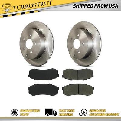 Rear Centric New Brake Pads and Rotors Kit For 2003-2009 Lexus GX470 - Image 1 of 4