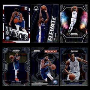 Joel Embiid Lot 6 Basketball Karten 2020 Donruss Optic Elite Dominators 76ers Set - Bild 1 von 9