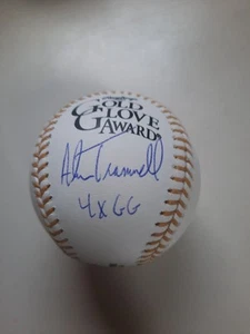 Alan Trammell Detroit Tigers signed Rawlings Gold Glove baseball--not... - Picture 1 of 3