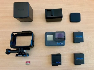 GoPro HERO6 Black Action Camera Touch Screen 4K HD - Foto 1 di 10