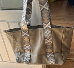 Damen Ledertasche Shopper von Giuliano 53x29x18 Neu Hell Braun Made in Italy - Bild 1 von 15