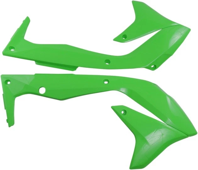 Cubiertas de radiador UFO verdes para Kawasaki KX450F 2016 para Kawasaki KX450F Foto 1 de 1