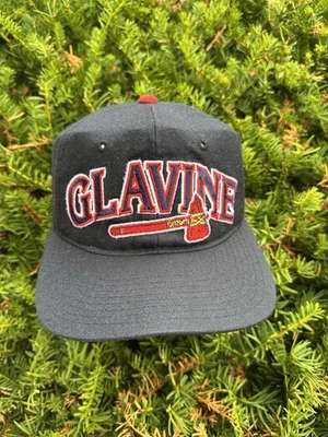 Gorra gorra vintage años 90 Atlanta Braves Tom Glavine Starter 100 % lana SnapBack 8,5/10 Foto 1 de 4