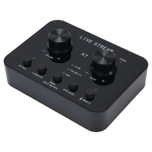 Live Sound Card With Multiple Sound Effects External Live Sound Card Voice C NEW - Afbeelding 1 van 12