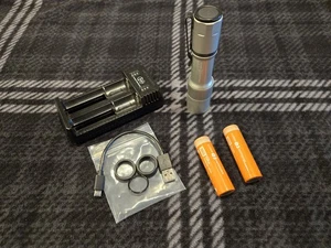 Cloud Defensive Full Size Dual Fuel High Candela Handheld Light Clear Anodized - Picture 1 of 9