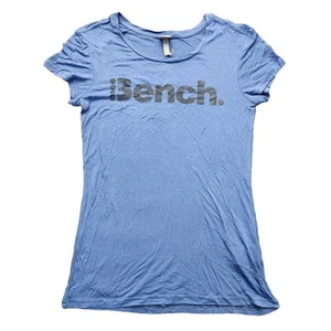 Women's Bench Urban Wear T-Shirt Size Small Blue - Picture 1 of 7