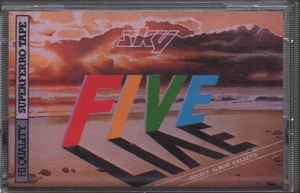 502171 Sky Sky Five Live cassette UK Ariola 1983 cassette 502171 - Picture 1 of 2