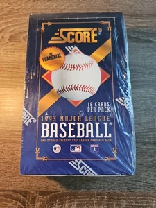 1993 Score MLB Baseball Hobby Box Factory Sealed - Picture 1 of 6