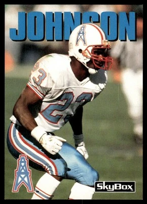 1992 SkyBox Impact Richard Johnson Houston Oilers #151 - Image 1 of 2