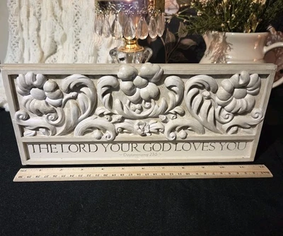 Placa de pared El Señor tu Dios te ama Deuteronomio 23:5 2004 Zondervan Foto 1 de 4