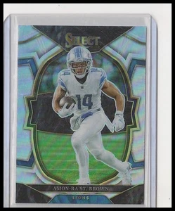2022 Panini Select #58 Amon-Ra St. Brown Silver Prizm - Imagen 1 de 2