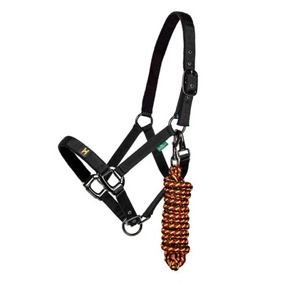 HORSEWARE IRELAND Newmarket Witney Gold Halter and Lead Rope (DHHX11-VRK0) - Image 1 of 4