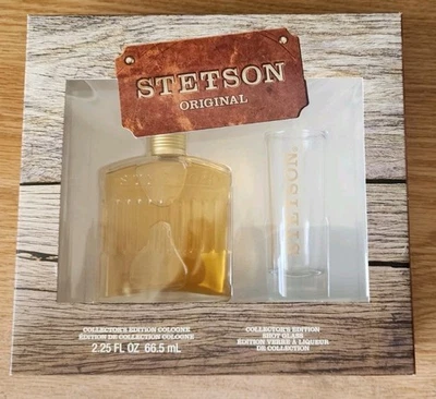 Stetson Original Juego de Regalo de 2 Piezas para Hombres Colonia 2.25 fl oz y Vaso de Chupito Foto 1 de 4