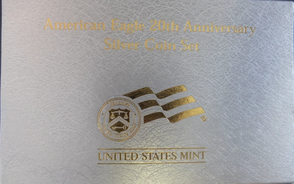 2006 American Eagle 20th Anniversary Silver Coin Set - Image 1 of 4