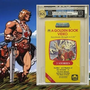 IGS Graded Masters of the Universe Golden Book 1985 VHS sealed 6/8.5 EX/MINT - Bild 1 von 4