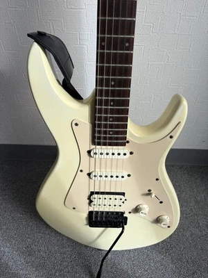 Aria Pro II Black Dog Ivory Electric Guitar W/Gig Bag Shipping From Japan - Image 1 of 4