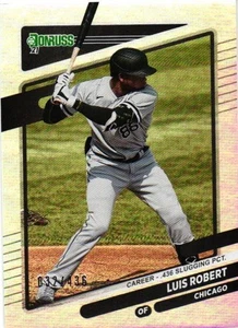 Donruss Career Stat Line 2021/436 Luis Robert #143,1 SP  - Imagen 1 de 2