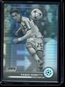 2022-23 Topps Stadium Club Chrome UEFA #36 Fabio Miretti 302/350 Black & White - Picture 1 of 2